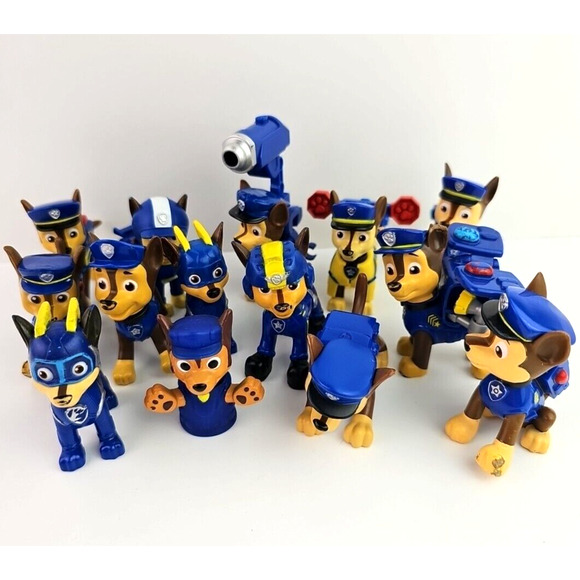 LOT of Small Toys Paw Patrol Action Pack Pup Figure Mixed Transforming Lot of 13 - Picture 1 of 8
